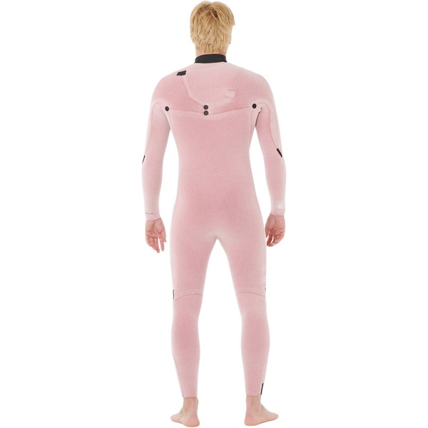 2026 Rip Curl Hommes Flashbomb Fusion 3/2mm Chest Zip Combinaison N&eacute;opr&egrave;ne 177MFS - Black
